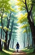 Image result for Anime Forest Path