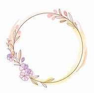 Image result for Flower Border Design Circle