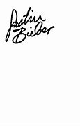 Image result for Justin Bieber Signature