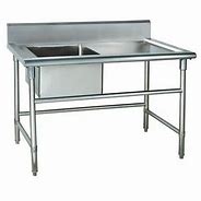 Image result for Stainless Steel Sink Table