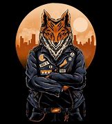 Image result for Cyberpunk Fox Art