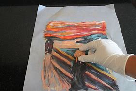 Image result for The Scream Recreated with Stationery