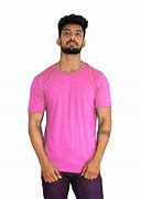 Image result for Pink Round Neck T-Shirt On Hanger