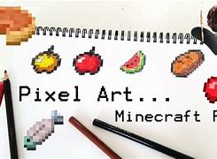 Image result for Minecraft 2D Pixel Art Food