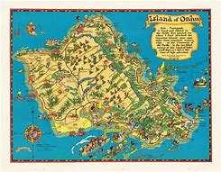 Image result for Old Oahu Map