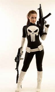 Image result for Punisher Girl Costume