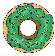 Image result for Green Donut PNG