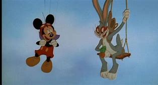 Image result for Eddie Valiant Mickey Mouse and Bugs Bunny