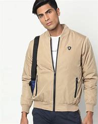 Image result for Bomber Jacket with Brass Button and Zipper