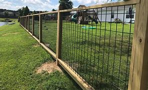 Image result for Black Hog Wire Fencing