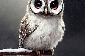 Image result for Snow Owl Cute