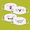 Image result for Kawaii Face Mask Pattern