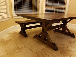 Image result for Trestle Dining Table