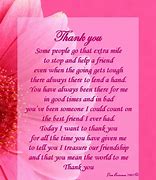 Image result for Thank You Poem Friend