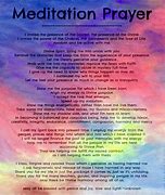 Image result for Meditation Prayer