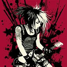 Image result for Pink Punk Rock Art