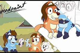 Image result for Custom Bluey Character Art