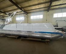 Image result for 2 Man Aluminum Pontoon Boats