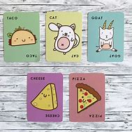 Image result for Taco Cat Goat Cheese Pizza Cards