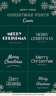 Image result for Best Christmas Fonts