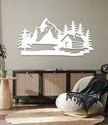 Image result for Rustic Cabin Metal Wall Art