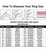 Image result for Man Ring Size Chart