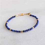 Image result for Lapis Bead Bracelet