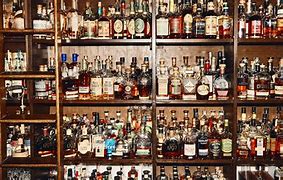 Image result for Bar with Metal Shelf