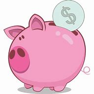 Image result for Glitter Piggy Bank PNG