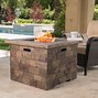 Image result for Long Fire Pit Glass Tables