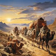 Image result for African Landscape Camel Caravan