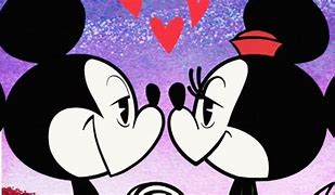 Image result for Mickey and Minnie Mouse I Love You