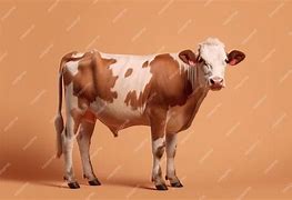 Image result for Brown Cow White Background