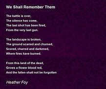 Image result for We Must Remember Them