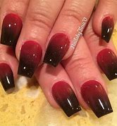 Image result for Clear Red Nails