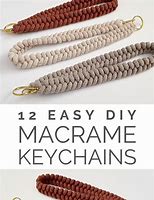 Image result for How to Make Macrame Keychains