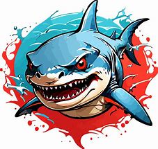 Image result for Angry Shark Clip Art