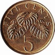 Image result for Singapore 5 Cents