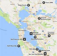 Image result for San Francisco Airport On a Map