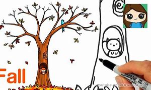 Image result for Autumn Tree Drawing Pencil