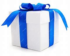 Image result for Gift Box White Abd Blue