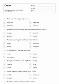 Image result for Vocabulary Building Worksheets