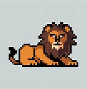 Image result for Pixel Art Lion Facile