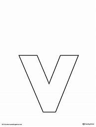 Image result for Letter V Outline