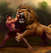 Image result for Hercules Fighting Nemean Lion