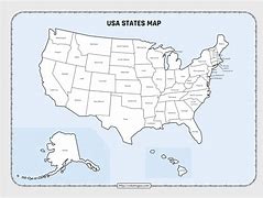 Image result for Outline of USA with States