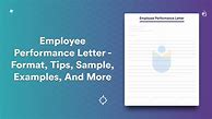 Image result for Work Performance Examples