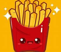 Image result for Kawaii French Fries Drawing