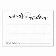 Image result for Wedding Card Words of Wisdom