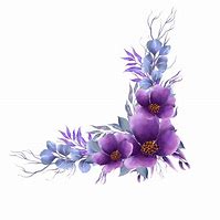 Image result for Purple Flower Clip Art No Background